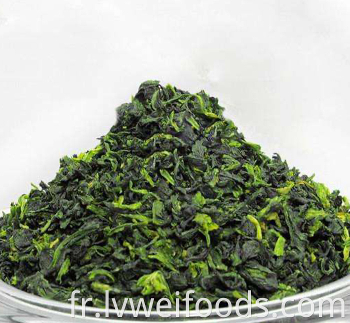 Dehydrated Spinach Leaves 3 3mm